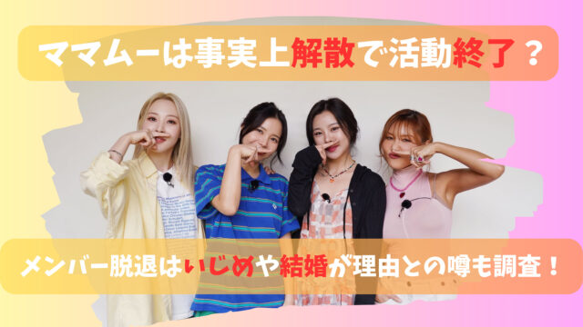 ママムー解散